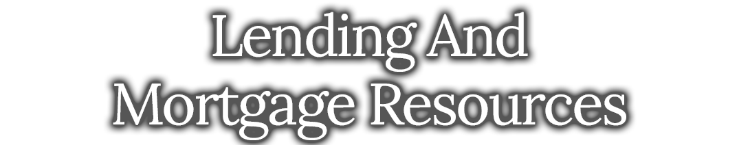 lending-and-mortgage-resources